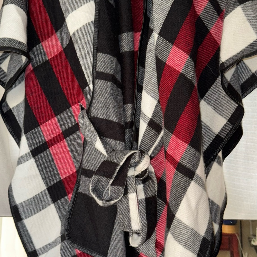 Jessica Simpson Plaid Wrap Jacket